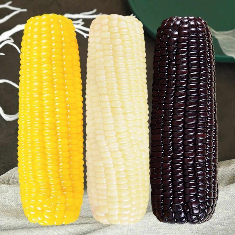 混搭东北甜糯玉米棒白粘糯玉米血糯黄糯新鲜真空即食早餐 8棒(2白2黑2