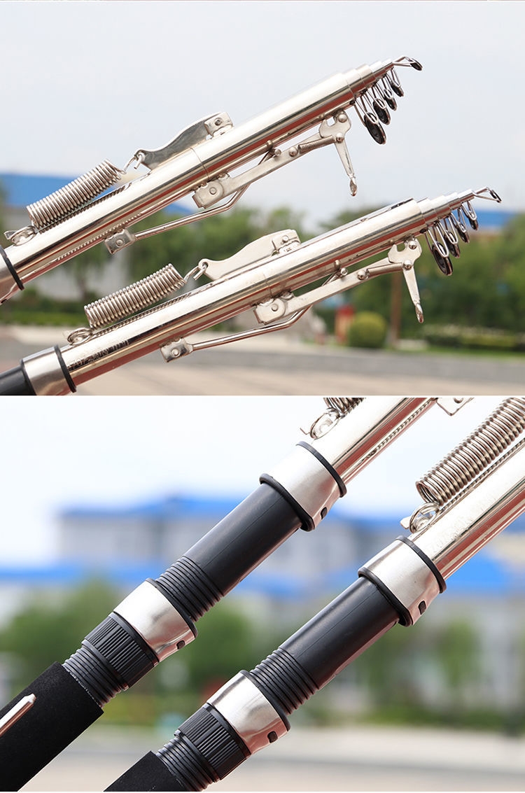 杆自动钓鱼竿套装全套海竿全自动杆高灵敏度弹簧杆自弹式海杆海钓杆