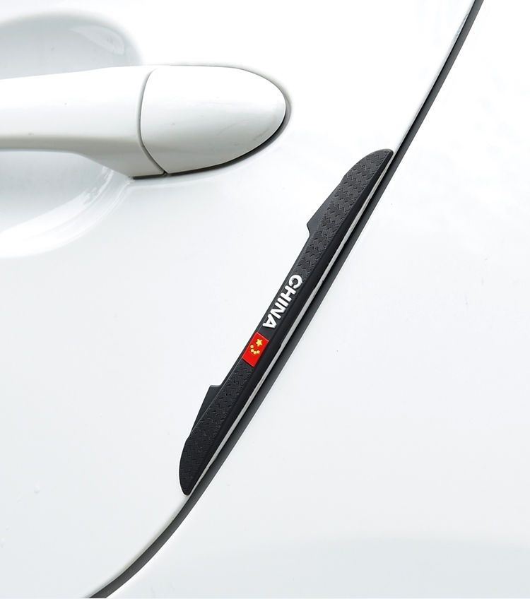 汽车防撞条加厚夜光透明车门边后视镜保险杠防刮擦条通用型防撞贴10个