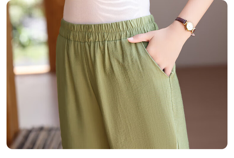 Hengyuanxiang Middle-Aged And Elderly Women's Clothing, 2026 New Style for Ages 50-60 And 70, Fashionable Mom Outfit, Summer Wear, New Chinese-Style National Trend Short-Sleeve Set 18