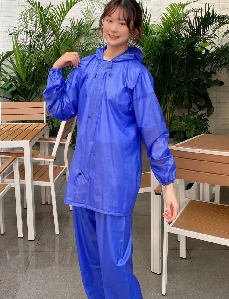 牛筋雨衣雨裤防暴雨身套装成人男女士干活工地分体单人加厚批发单只