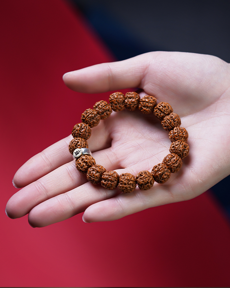 金钢菩提原籽手串小金刚菩提子精品单圈手链自己盘玩文玩把玩转运佛珠