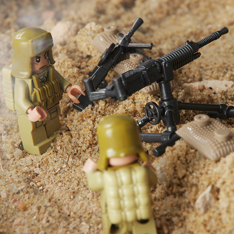乐··高长津湖战役8-12岁男孩打仗的积木抗美援朝志愿军士兵拼装玩具