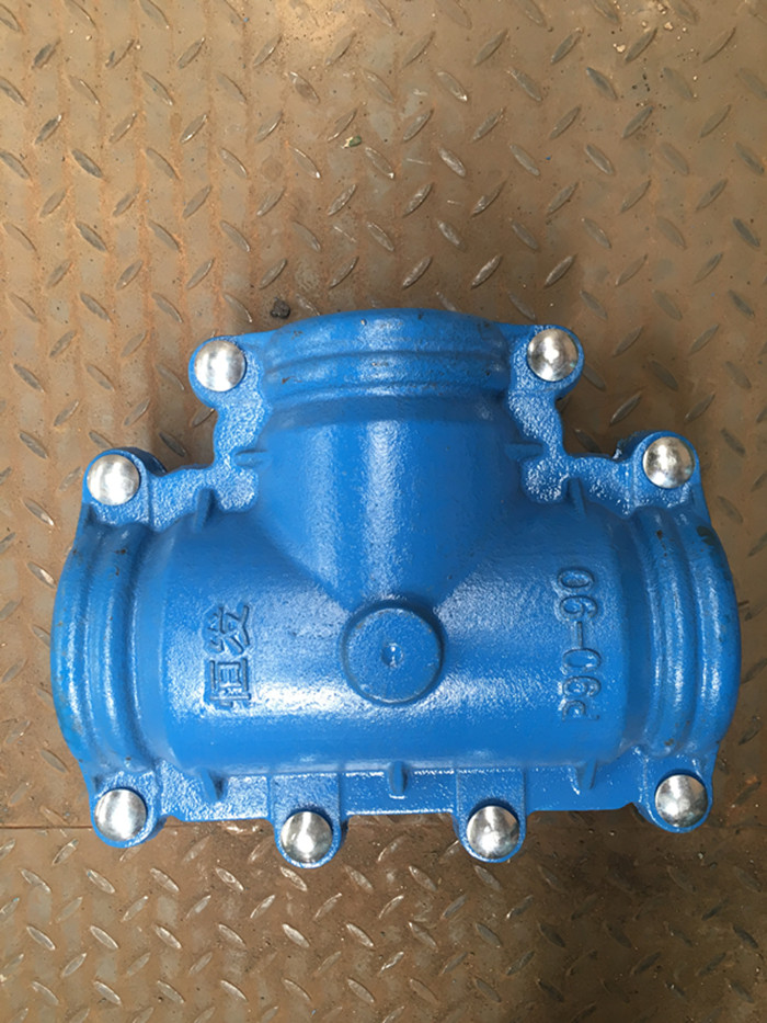 pvc pe管抢修接/哈夫节正三通变径三通补漏器快速接头铁管直快接 dn