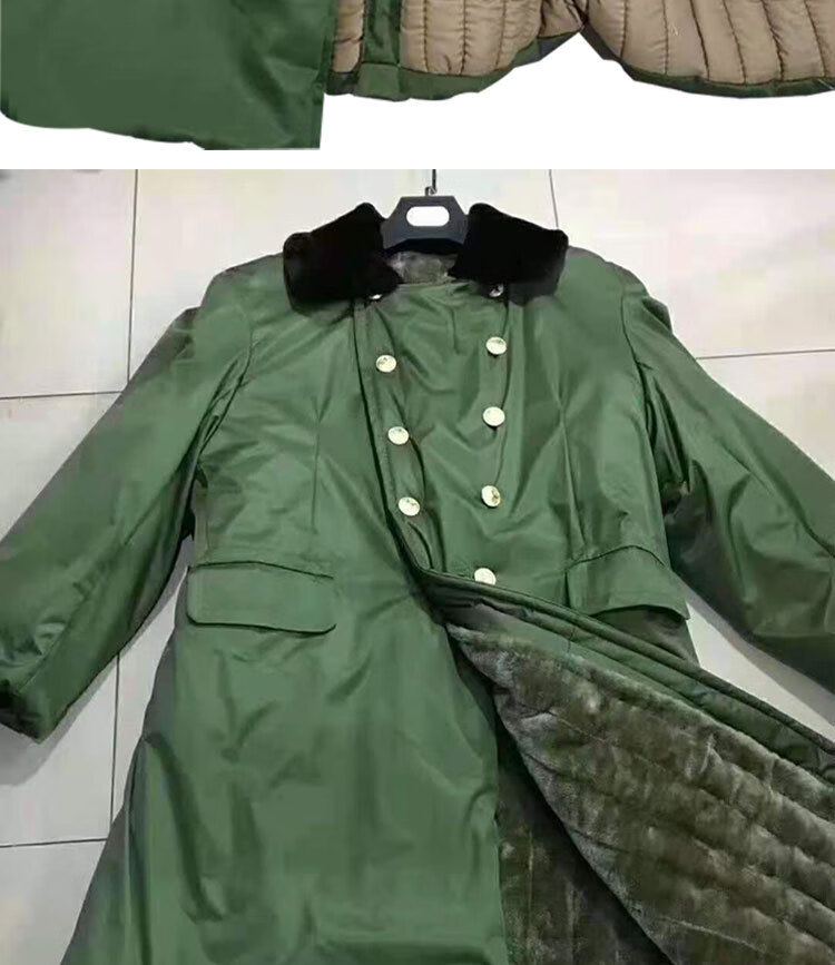 际华军大衣救灾大衣军棉袄棉大衣加长加厚款工作服防寒棉衣冬季挡风