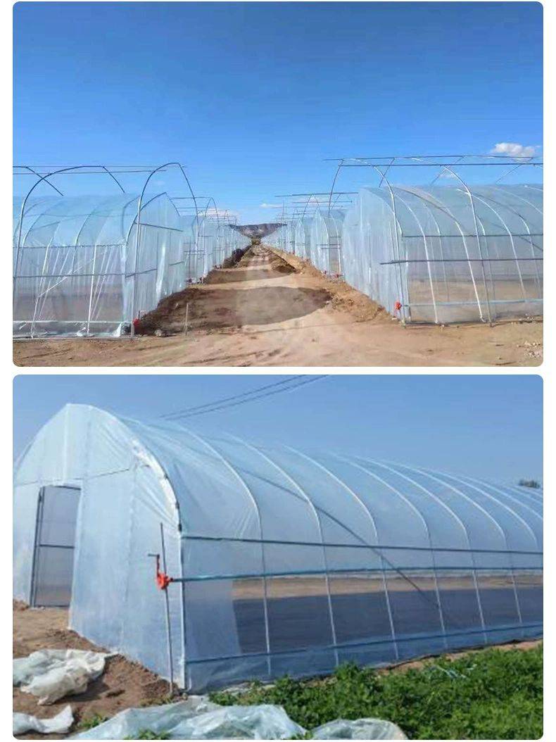 大棚膜蔬菜大棚薄膜po膜养殖黑白膜无滴膜农用大棚膜 高透光po膜8s 9