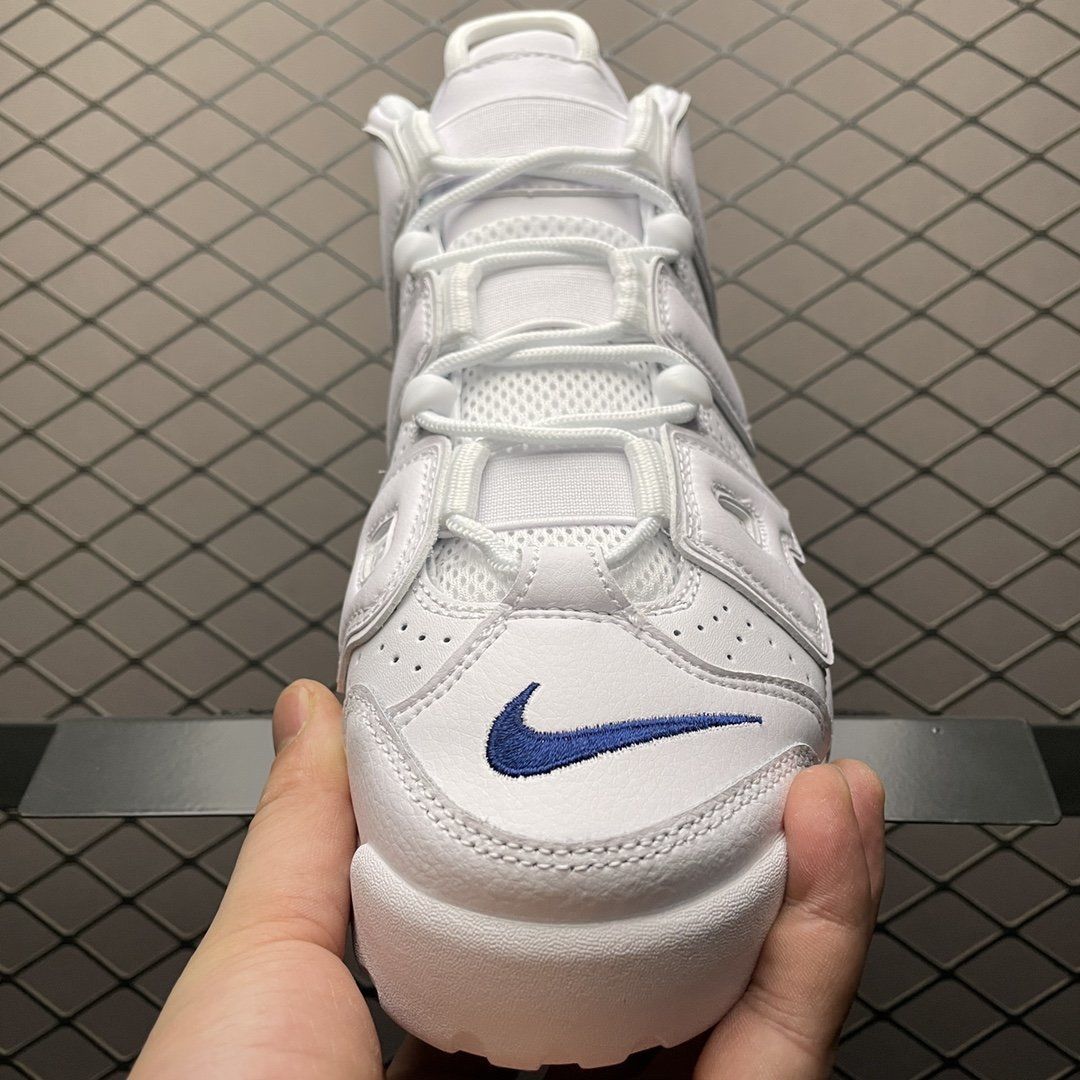 air more uptempo 大air皮蓬复古气垫缓震中帮男女文化篮球鞋 纯白 36