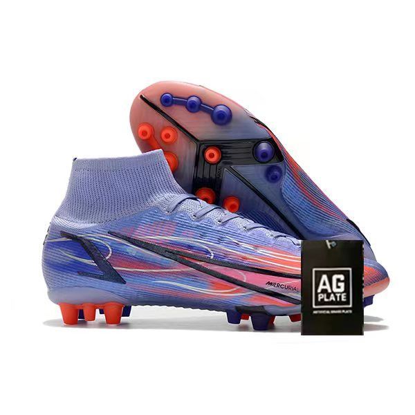 耐克顿足球鞋刺客14超顶短钉足球鞋实战训练fg男女c罗高低帮钉鞋