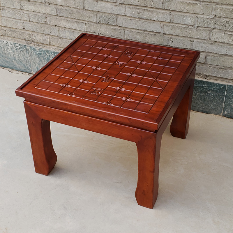 围棋桌椅实木 象棋桌围棋桌学生两用棋盘桌老年休闲棋桌椅实木军棋