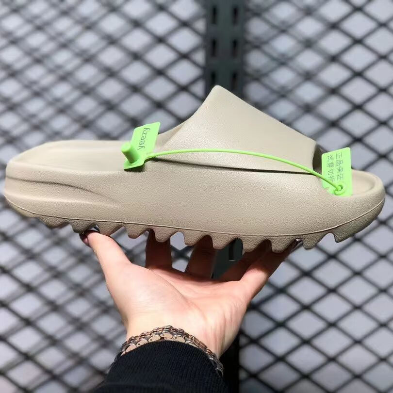 椰子拖鞋男夏季户外情侣沙滩凉拖女宽脚潮男帅气室外防滑ins荧光黄36