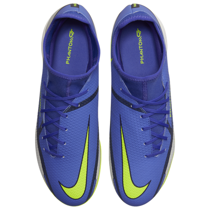 买手代购耐克nike phantom gt2 academy 男士蓝白运动足球鞋df ic c