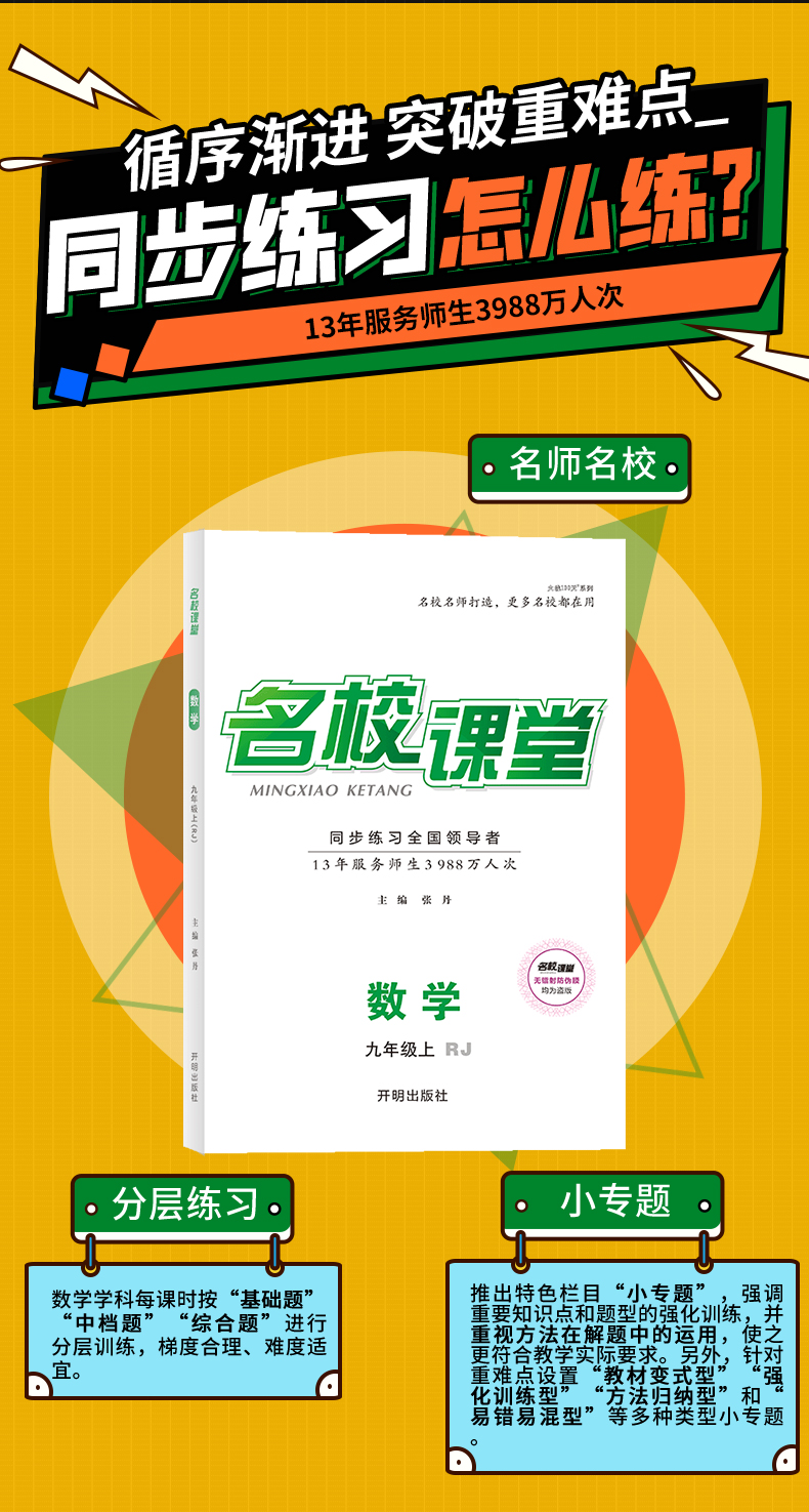 2021名校课堂语文数学物理化学九年级上册人教版rj同步练习随堂专项