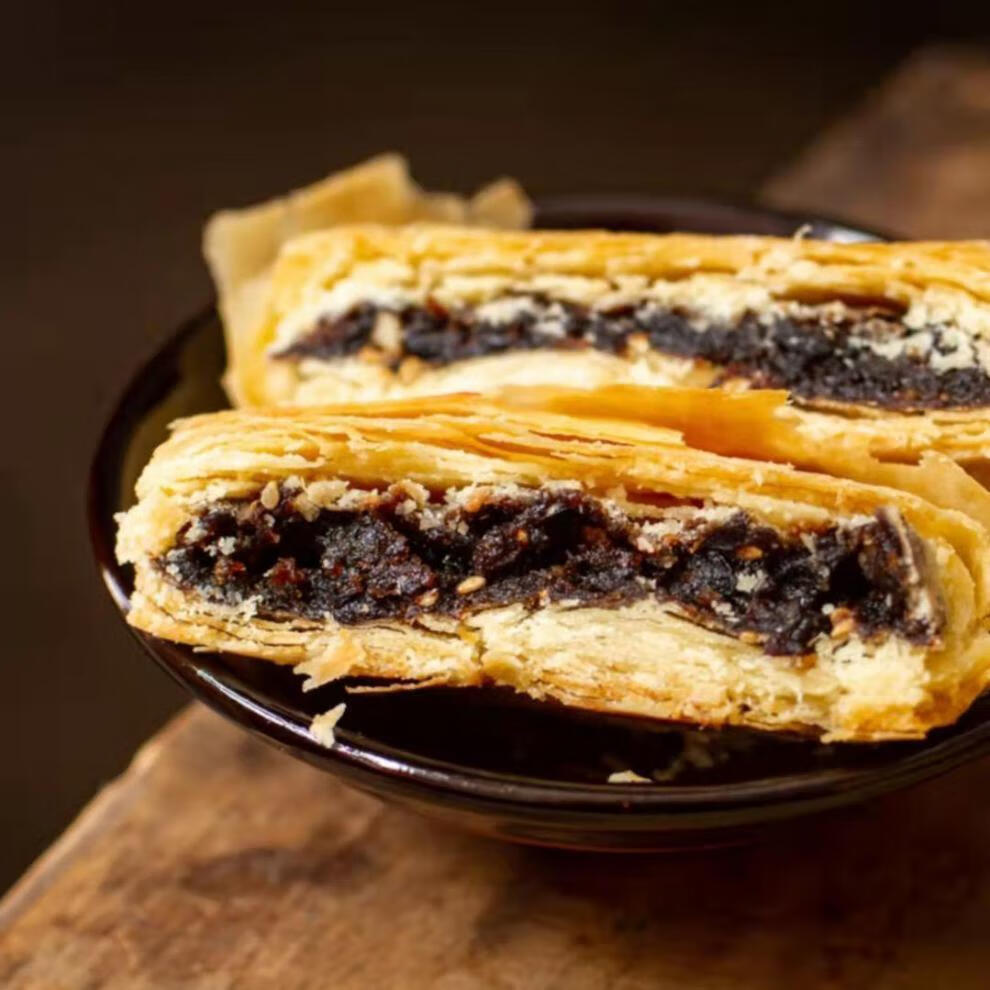 子洲馃馅 陕北特产双湖果馅五仁枣泥馅榆林传统糕点心酥皮馅月饼 枣泥