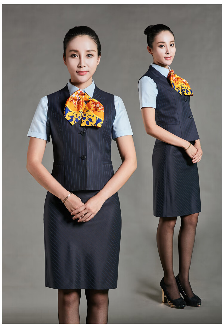 浦发银行行服建设职业装制服工作服套装金融保险行业大堂柜面服装