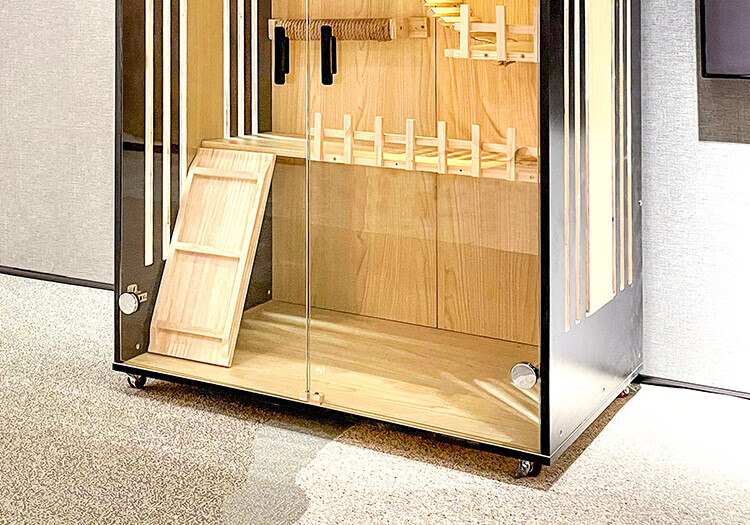 hkpz*实木猫咪别墅家用猫笼子超大号豪华猫舍自由空间二层三层木质猫