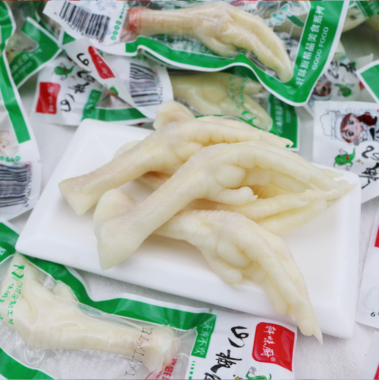 鸡爪休闲零食泡椒凤爪一整箱鸡爪子袋装熟食山椒味 18g 【18g*20包】