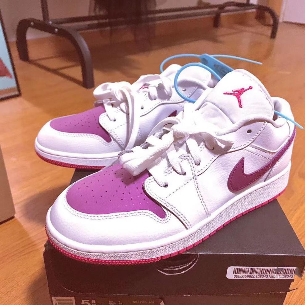 aj男女鞋旗舰官官方新同款女鞋低帮鞋日系男鞋学生 aj低帮蓝白午夜 偏