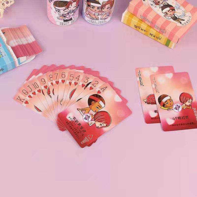 姿势扑克牌老公男生女生老婆礼物 情qu篇 滚床单54式【天字卷】【图片