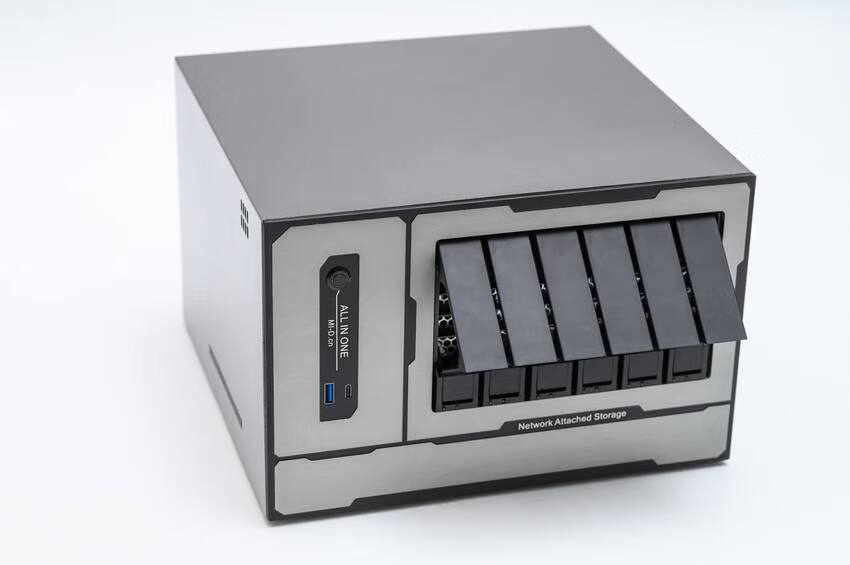 tank 米多贝克 6盘位 家用 nas matx 黑群晖 文件 服务器 a4机箱 白色