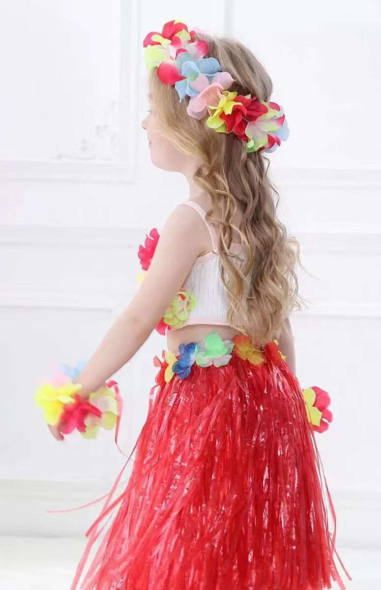 六一儿童节演出服装幼儿园学生环保衣服男女童节日表演服学生草裙舞