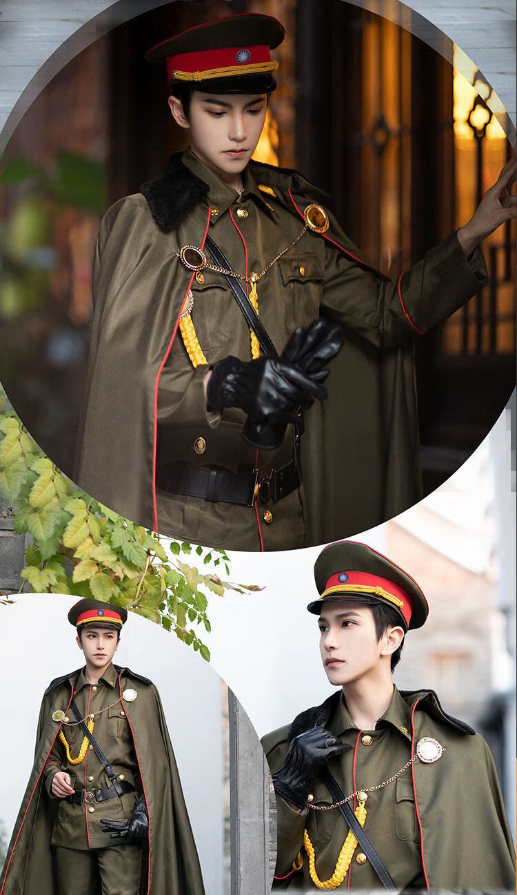 虞歸晚軍閥裝大帥服老九門張大佛爺同款軍閥裝表演服cosplay服套裝 男