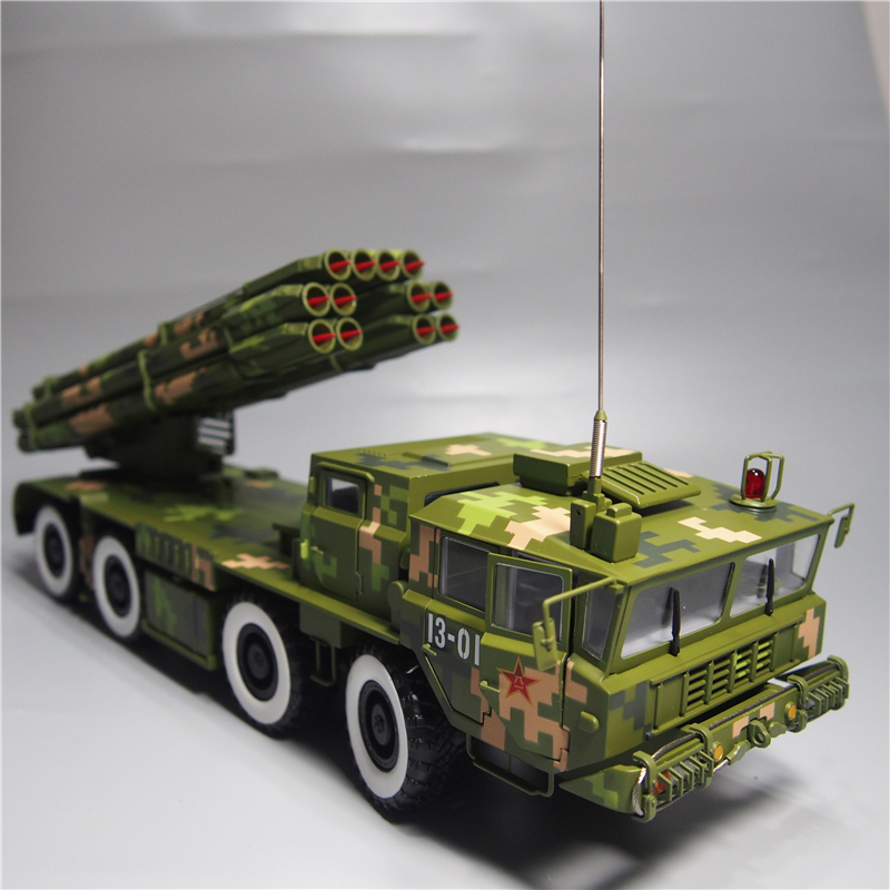 1:30 phl03自行火箭炮300毫米远火模型多管火箭炮合金成品模型军事