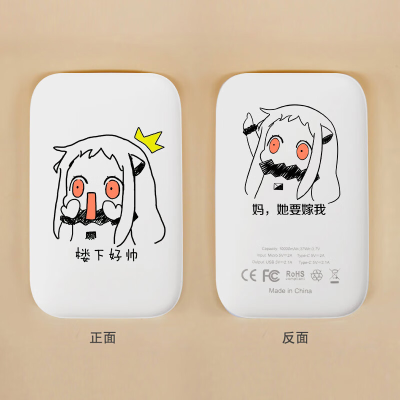 展缘恶搞充电宝动漫周边二次元移动电源北方栖姬恶搞表情包展缘13北方