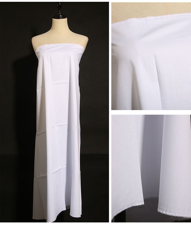 白布服装立裁布白色布料白胚布棉布扎染布料全棉纯棉白坯布面料厚sn