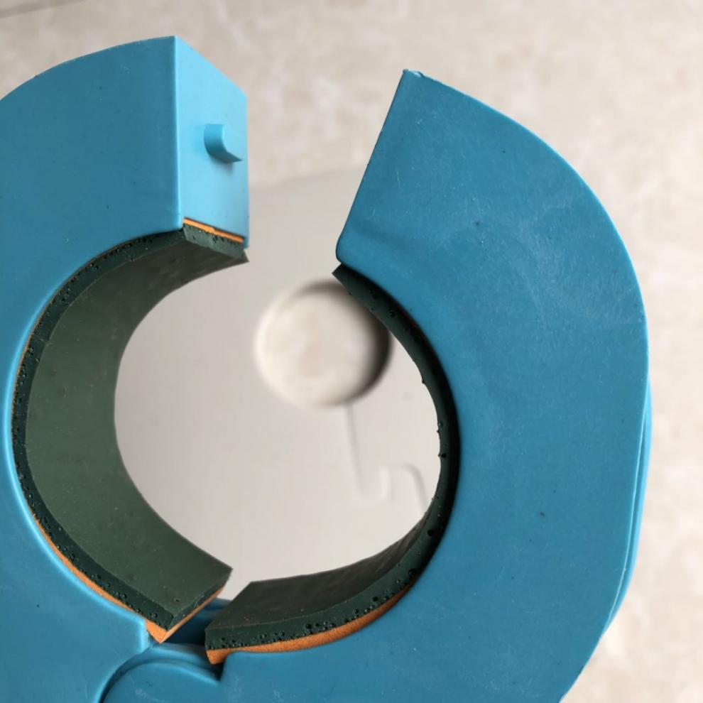 pvc排水管补洞模具 吊洞模板预留封堵吊模 夹子吊洞模具 封洞器 补洞