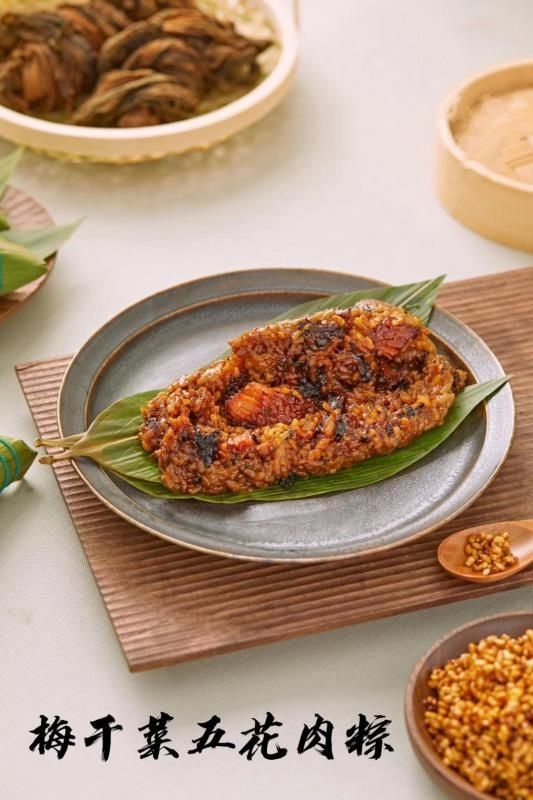 湖州国芳粽子五花肉粽子湖州特产粽子蛋黄大肉粽子非嘉兴粽子 板栗