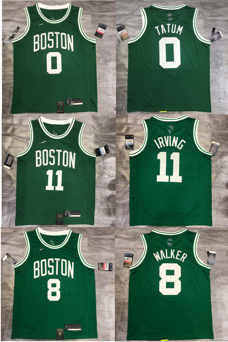 75周年22赛季凯尔特人队城市版复古塔图姆球衣布朗沃克篮球服 19赛季