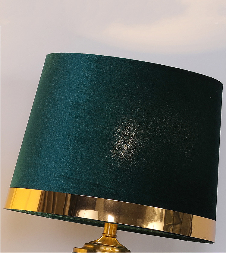 台灯罩灯罩外壳罩防刺眼卧室床头台灯罩美式轻奢大号布艺落地灯罩 ght