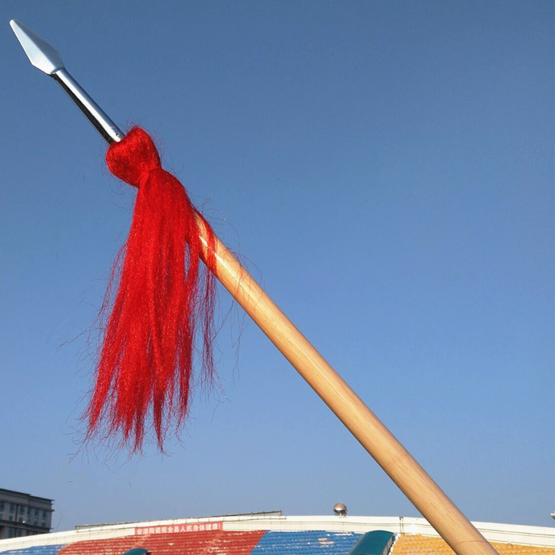 红缨枪红缨矛红缨枪藤棍藤条枪杆霸王枪武术枪太极枪舞台表演道具金喉