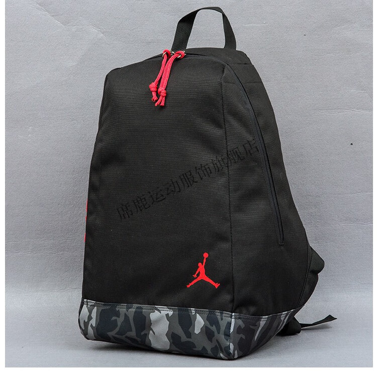 jordan乔丹aj熊猫双肩包飞人户外运动背包男女学生书包学院风电脑包