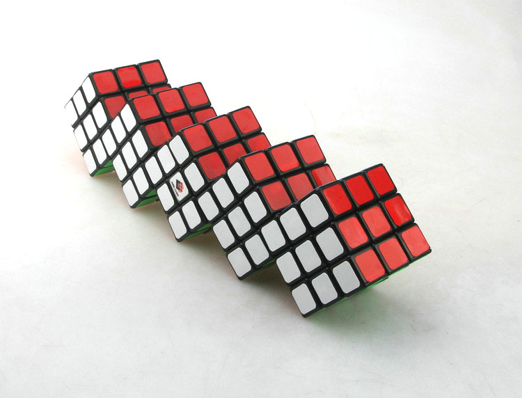 捆绑魔方 三阶魔方连体镜面魔方高难度超难捆绑不规则特殊异形魔方 四