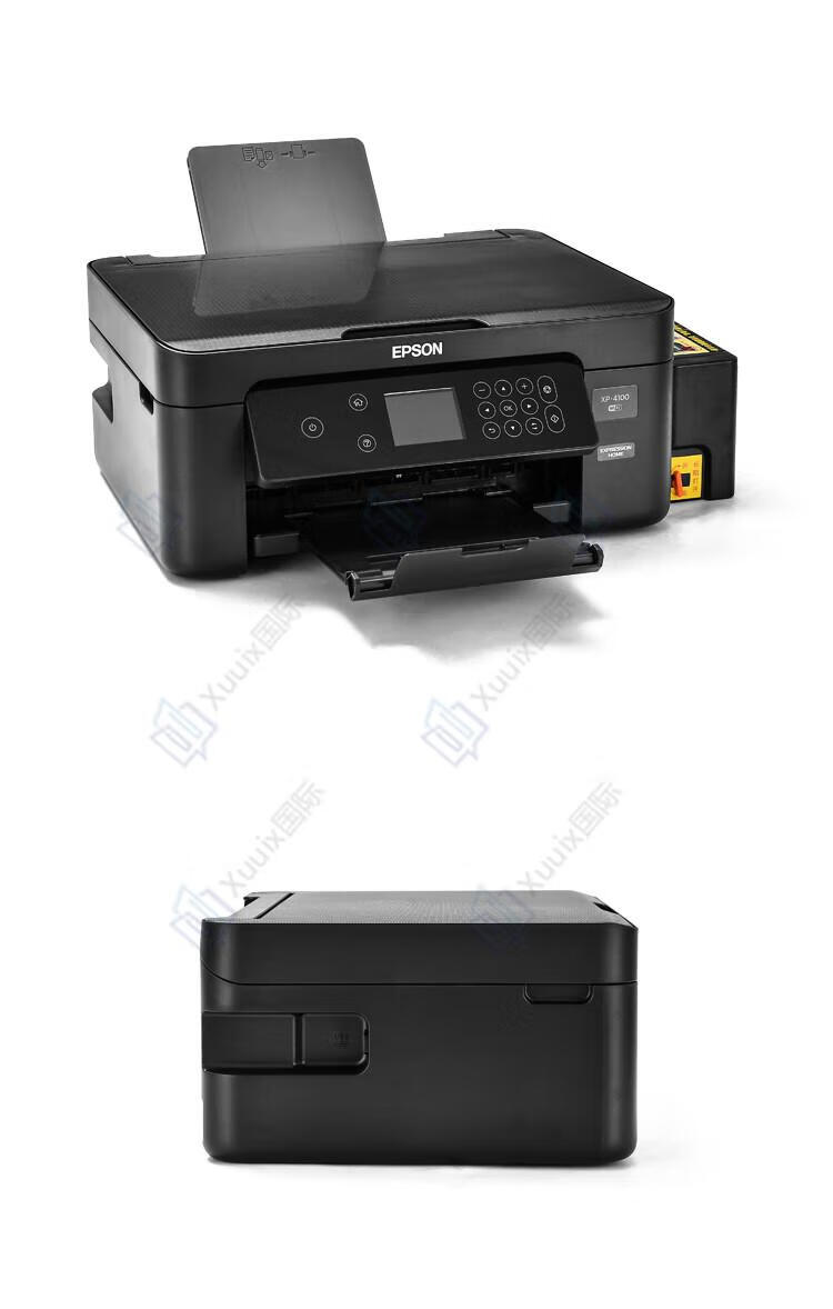 爱普生(epson)xp4100打印机办公家用小型彩色喷墨线打印复印扫描一体