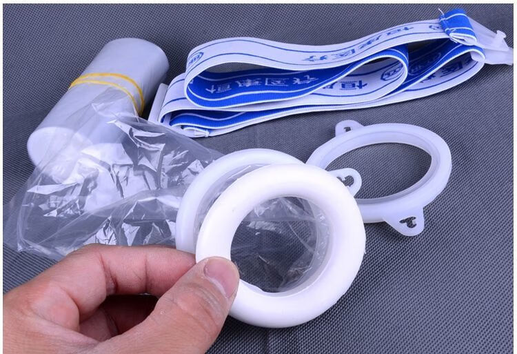 肛门袋软胶垫人造肛门圈带造口袋腰带式造瘘袋肛门袋 400个袋子 默认