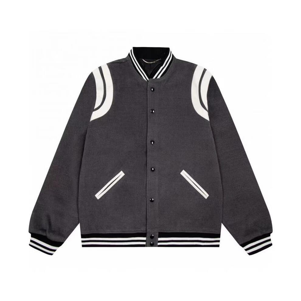 slp权志龙同款棒球服宽松复古质感飞行夹克长袖外套马绒面料.