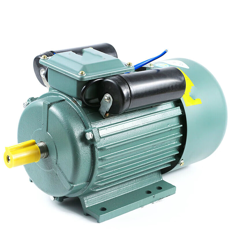 国标单相电动机铜芯220v马达两相电机宽电压热保护足功率 国标750w