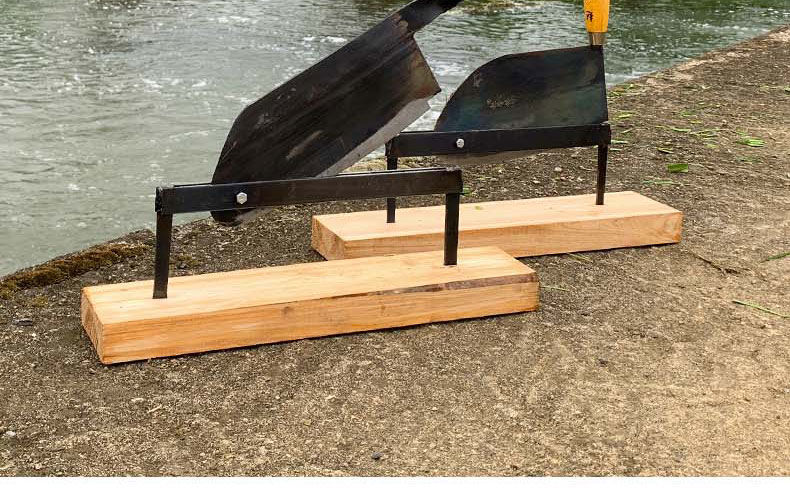 铡刀家用老式锻打锰钢铡草刀切草刀大闸刀牛羊喂养 锰钢铁柄铡刀(不带