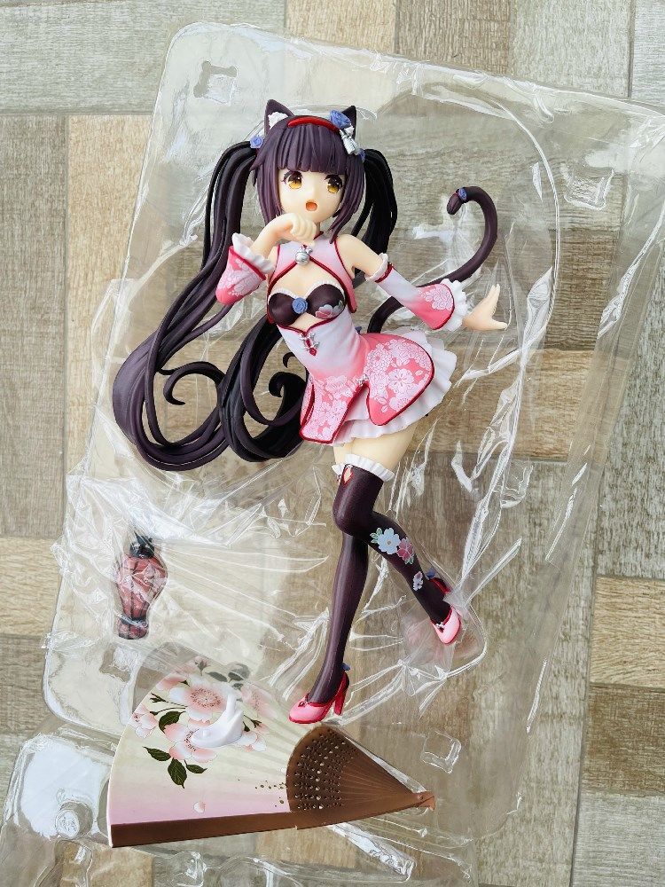 猫女仆猫娘乐园q版可爱手办动漫模型摆件巧克力旗袍25cm国产优质版