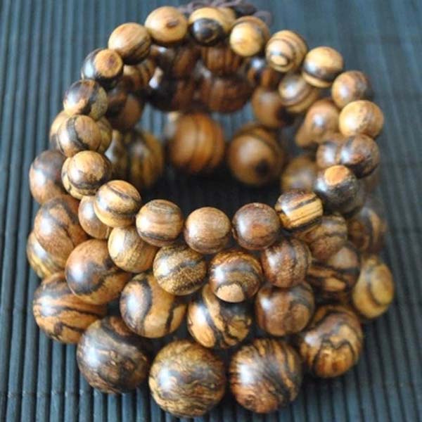 wkoud 珠宝印尼花奇楠木料原木沉香檀香木料木雕手把件印章镇迟手串