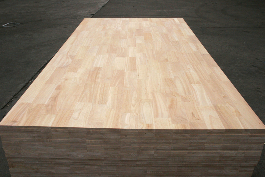 赣源橡胶木指接板实木板泰国橡胶木拼板uv板橡木板橡木指接板木板定制