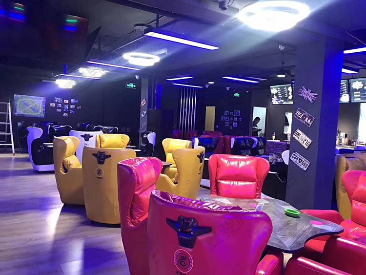 汇德能男生电竞椅宾馆游戏沙发酒店单人家用网吧电脑沙发座椅子舒适