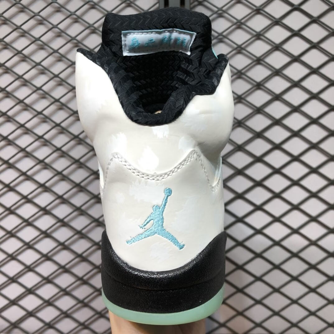 君闵【正确版】纯原 aj5 retro "薄荷绿" 3m反光高质量男女通用高帮