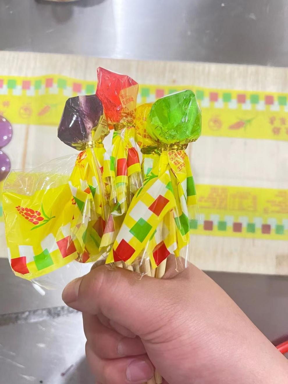 网红8090后筷子麦芽糖粘牙多彩糖童年时光甜蜜的回忆拉丝高粱饴筷子搅