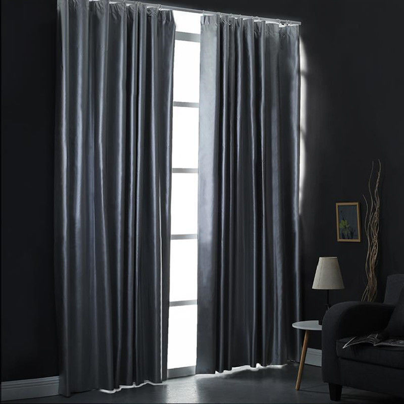 窗帘防晒隔加厚成品遮光布遮光客厅卧室保温可水洗 牛津布防水防风