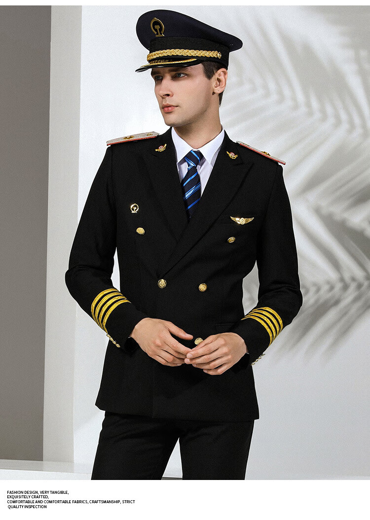售楼部形象岗礼兵服 秋冬铁路新制服套装 高铁乘务员制服 外套 裤