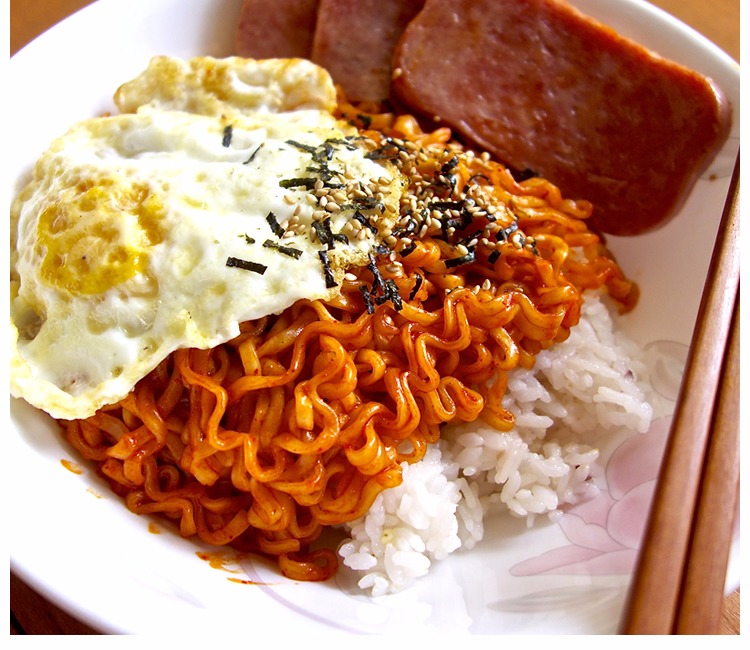 韩国清净园高钙午餐肉 猪肉午餐肉罐头户外即食部队火锅330g 锅330g