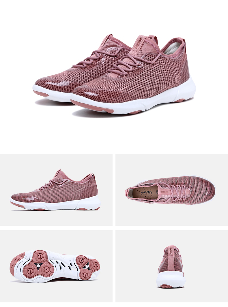 geox/健乐士女鞋运动鞋女新款透气防水跑步鞋女舒适休闲鞋d92bha0001